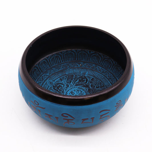 Hangtál – Kék Mantra Öt Buddha – 16 cm