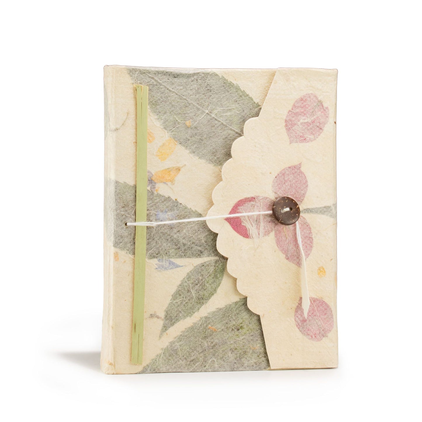 Lokta Bougainvillea jegyzetfüzet, nagy (15 × 12 cm) – 45 lapos