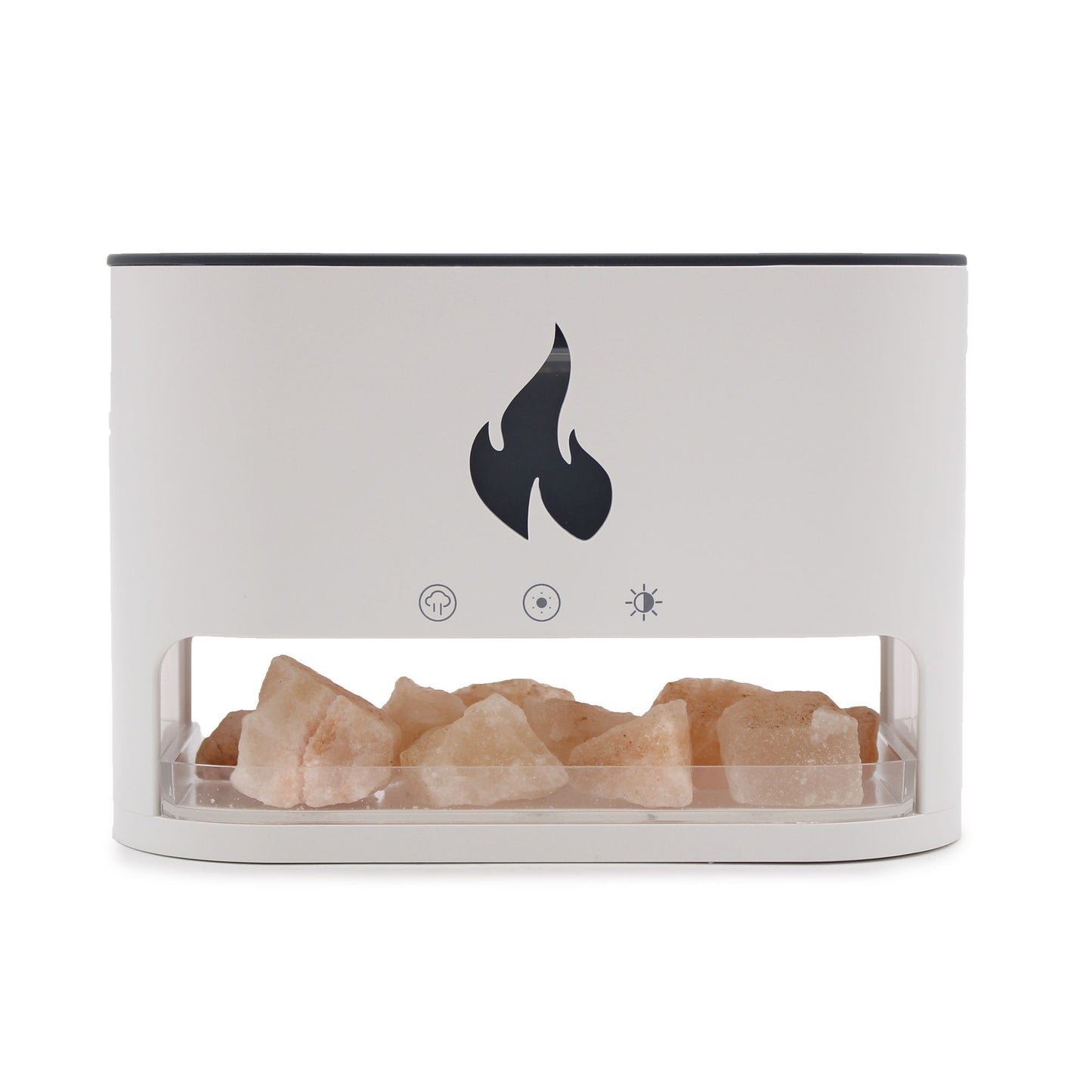 Blaze Aroma Diffúzor – Himalájai Sókamra – USB-C – Láng effektus (Sóval együtt)