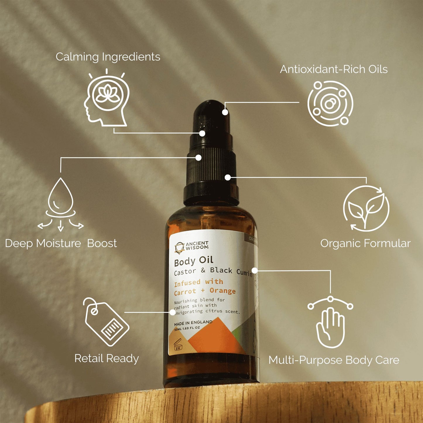 Bio testolaj 50 ml – Sárgarépa és narancs