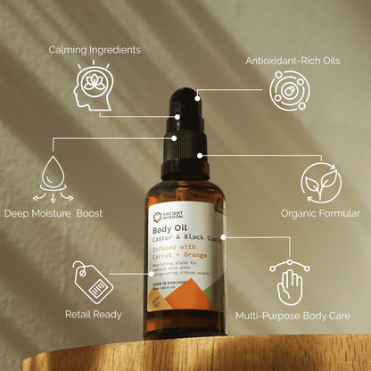 Bio testolaj 50 ml – Sárgarépa és narancs