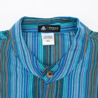 Nomad Sari Kathmandu Ing / XL – Türkiz csíkos