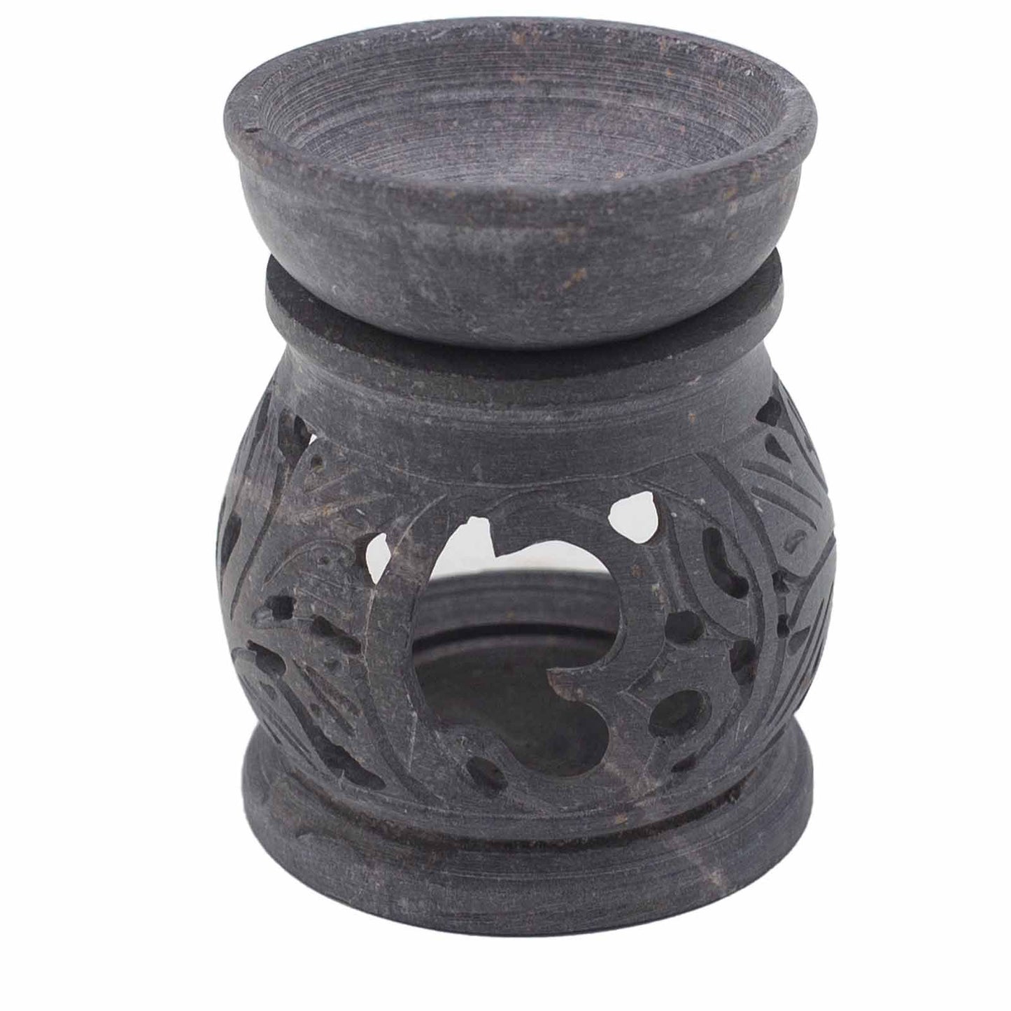 Kis szteatit olajmécses 8 cm - Om