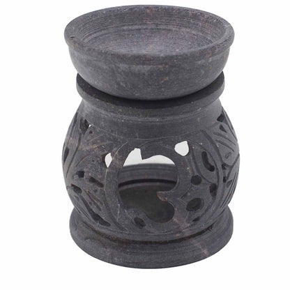 Kis szteatit olajmécses 8 cm - Om