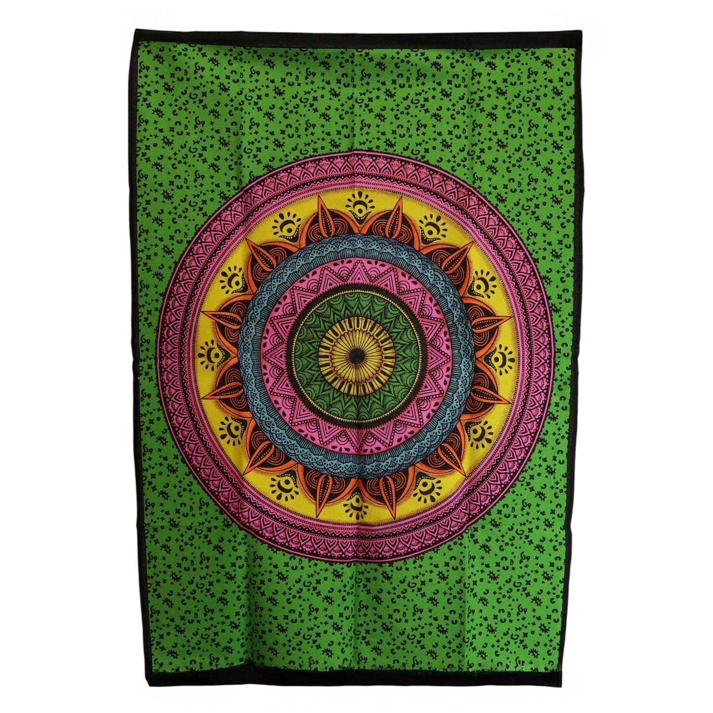 Pamut falikép (70 × 110 cm) – Vibráló Mandala