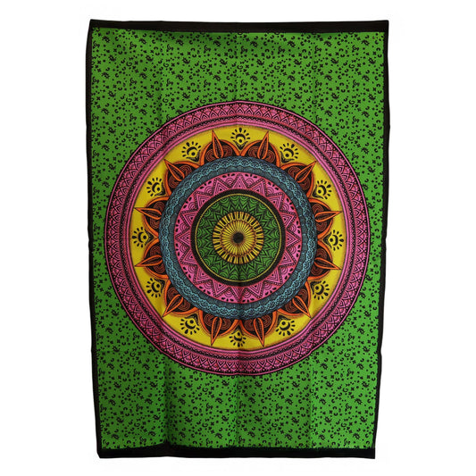 Pamut falikép (70 × 110 cm) – Vibráló Mandala