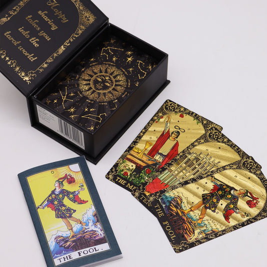 Aranyfóliás tarot készlet – Kezdődjön a varázslat