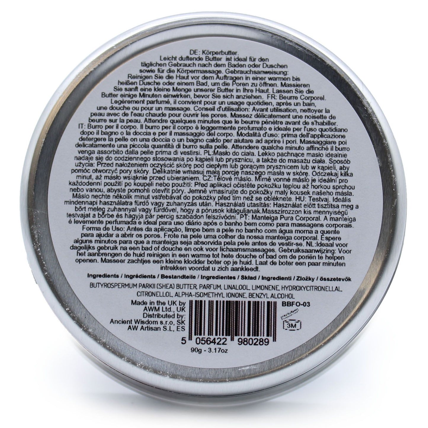 Illatos Shea testvaj 90 g – orchidea