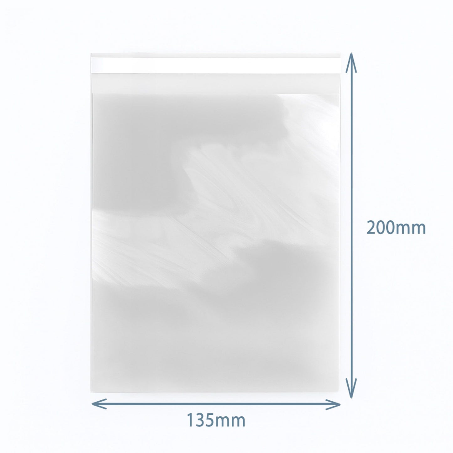 PP tasak 135 × 200 mm, visszazárható (500)