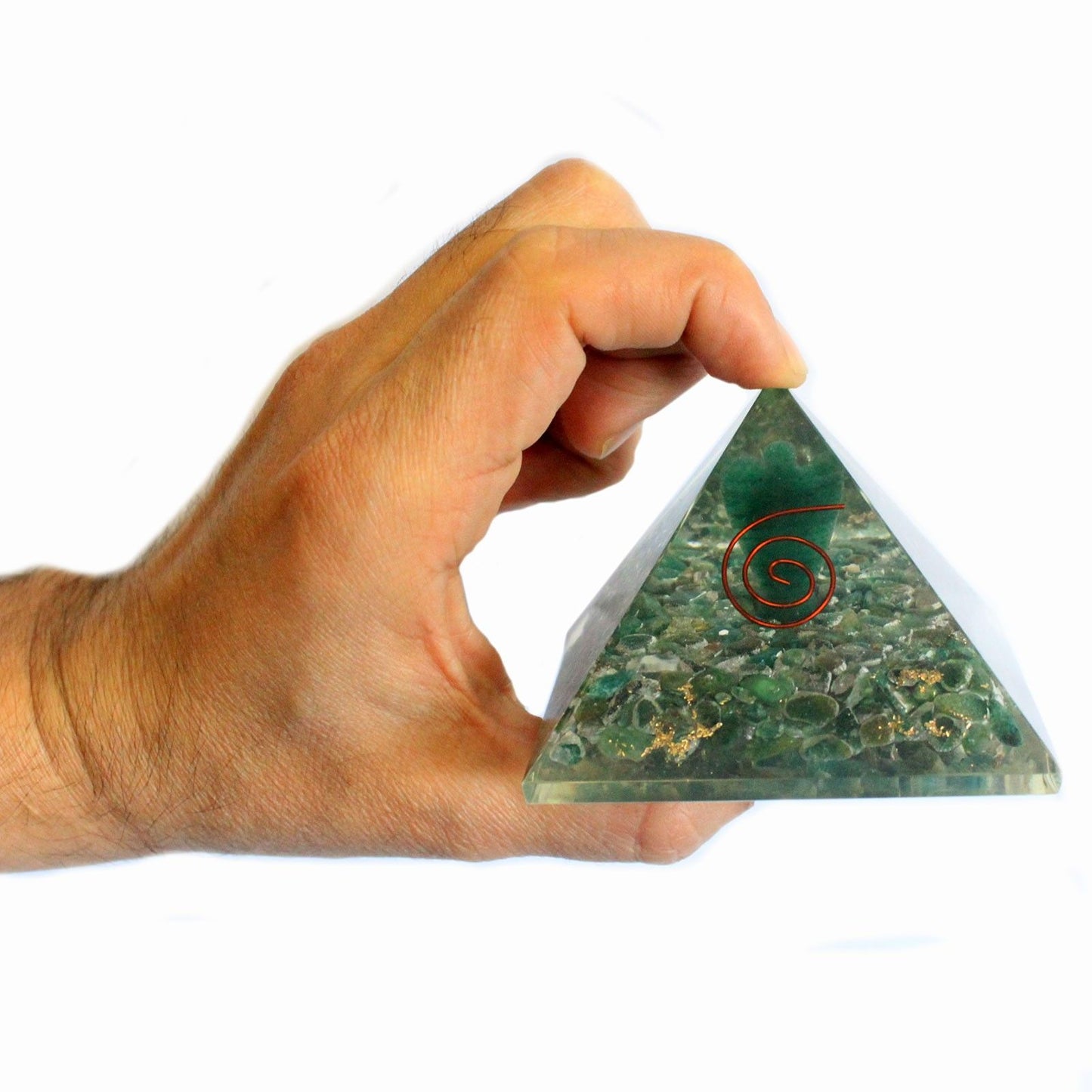 Nagy orgonit piramis 70 mm – Angyal