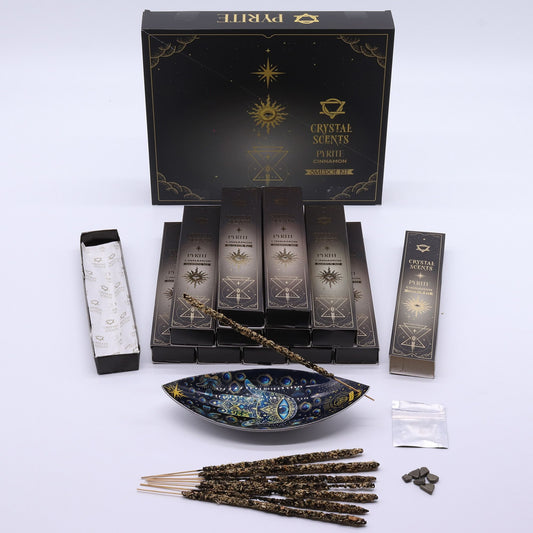 Crystal Scents - pirit kristályos füstölő - fahéj