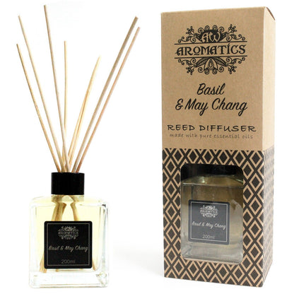 Bazsalikom és May Chang pálcikás diffúzor – 200 ml