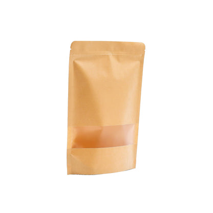 10 db kraft ablakos tasak – 18 × 26 cm
