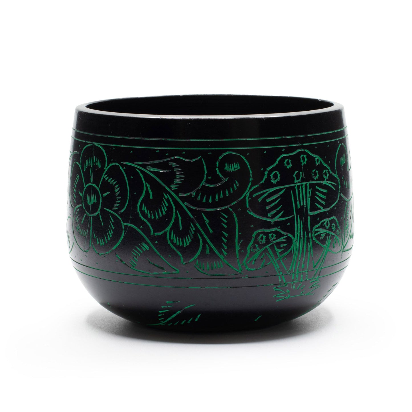 Alumínium hangtál – Gomba – Zöld (15 cm)