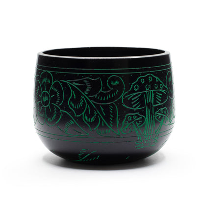 Alumínium hangtál – Gomba – Zöld (15 cm)