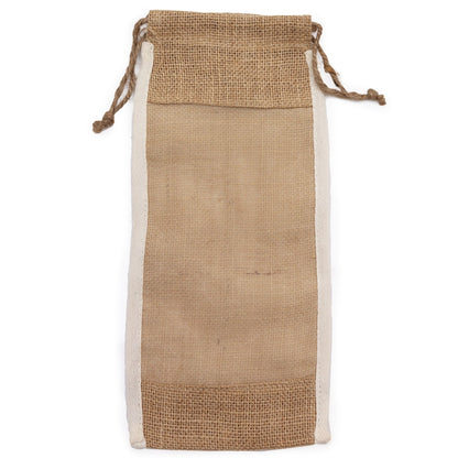 Hosszú mosott jutazsák – 35 × 15 cm