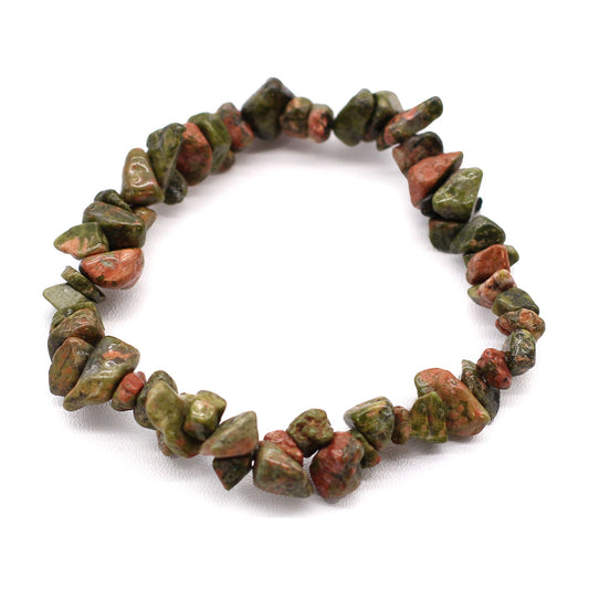 Chipstone karkötő – zöld jáspis