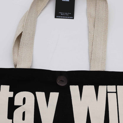 Ikonikus táska – Stay Wild, Mood Child – 10 oz (36 × 43 × 10 cm)