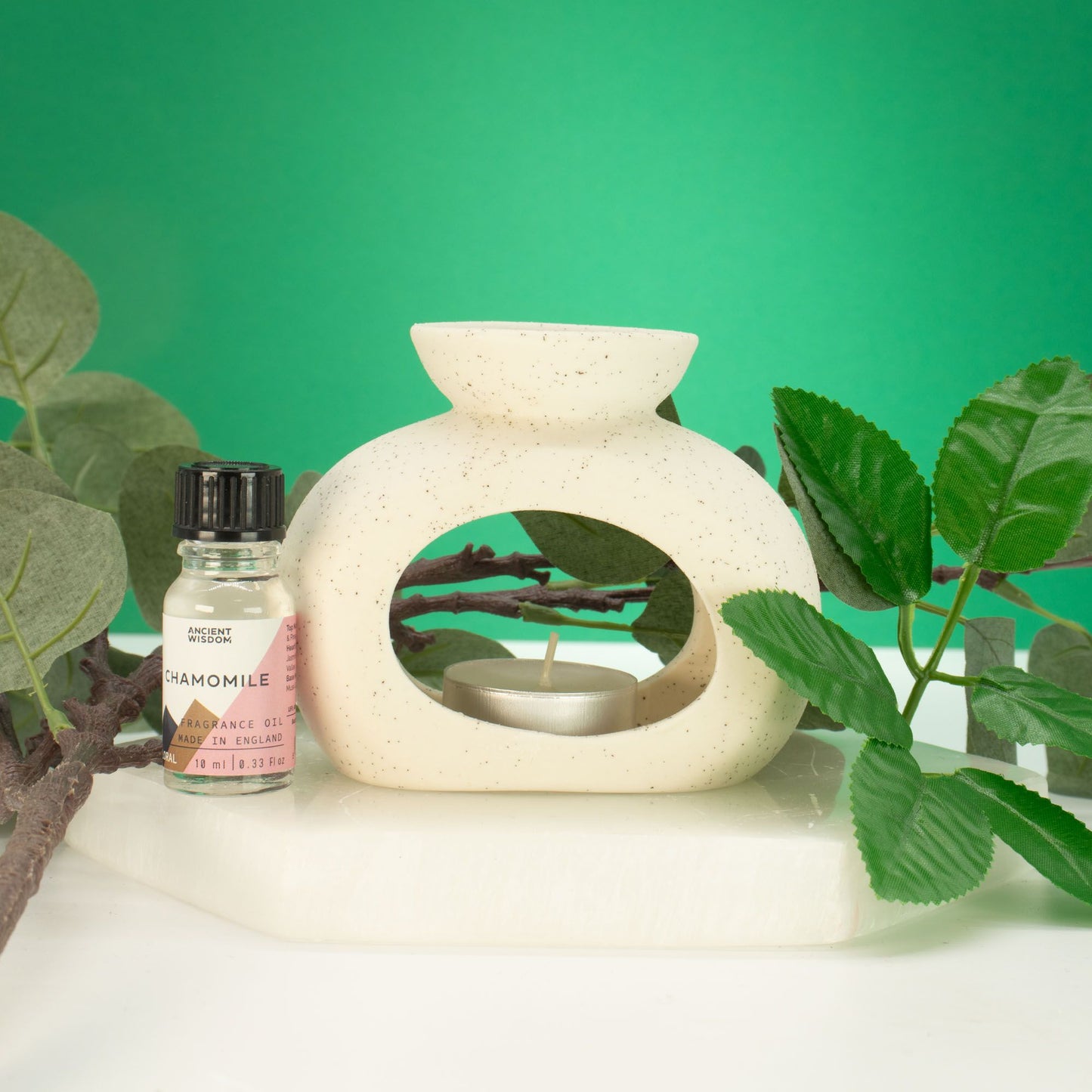Zen aromalámpa – Ovális – Krémszínű