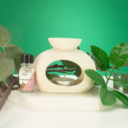Zen aromalámpa – Ovális – Krémszínű