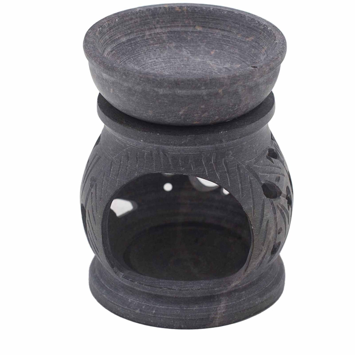Kis szteatit olajmécses 8 cm - Om