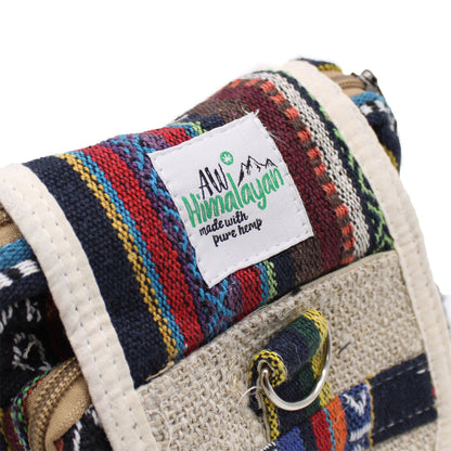 Crossbody táska – Kender/Pamut – Jhari Stílus