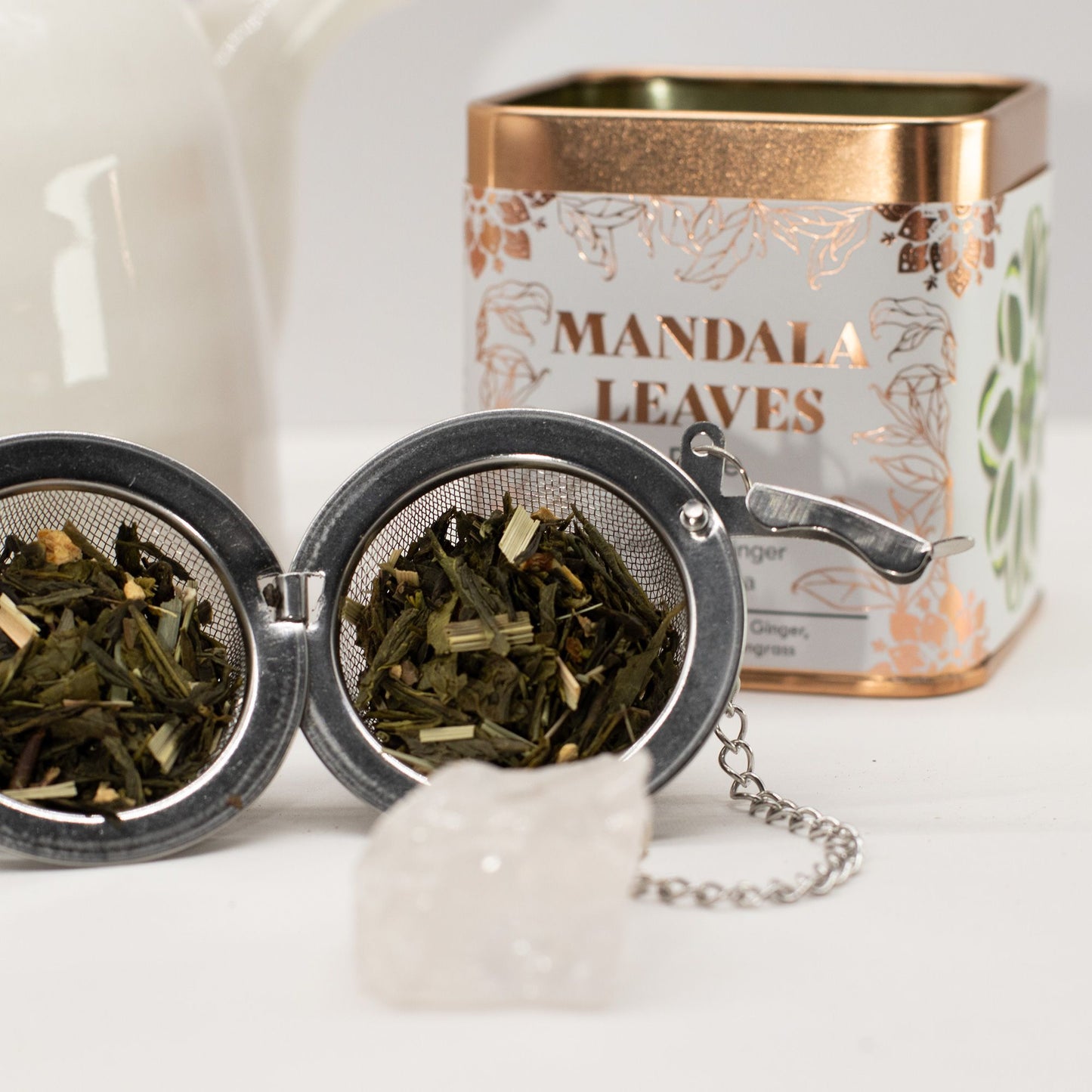 50 g Öko Klasszikus Zöld Tea Citrommal és Gyömbérrel