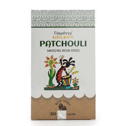 30 g Golden pacsuli gyanta füstölő (6 db)