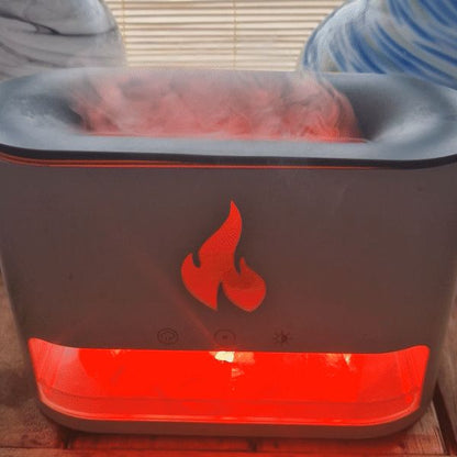 Blaze Aroma Diffúzor – Himalájai Sókamra – USB-C – Láng effektus (Sóval együtt)