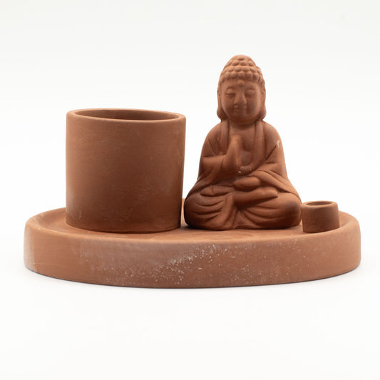 Többcélú Buddha füstölőállvány – natúr