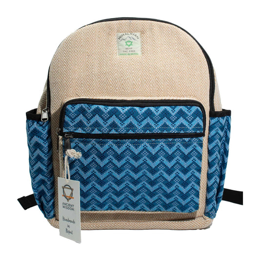 Klasszikus Kathmandu Hátizsák – Dhaka Design (34 × 27 × 10 cm)