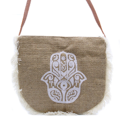 Rojtos válltáska – Nyomtatott Hamsa