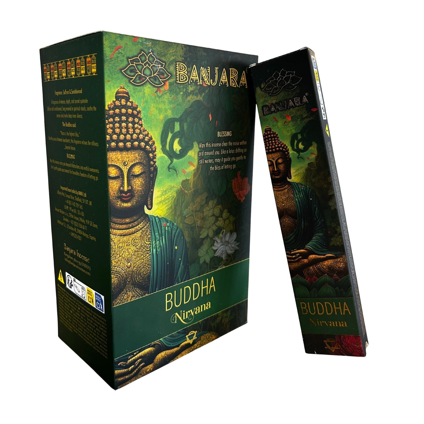 Banjara Buddha füstölő – Nirvana