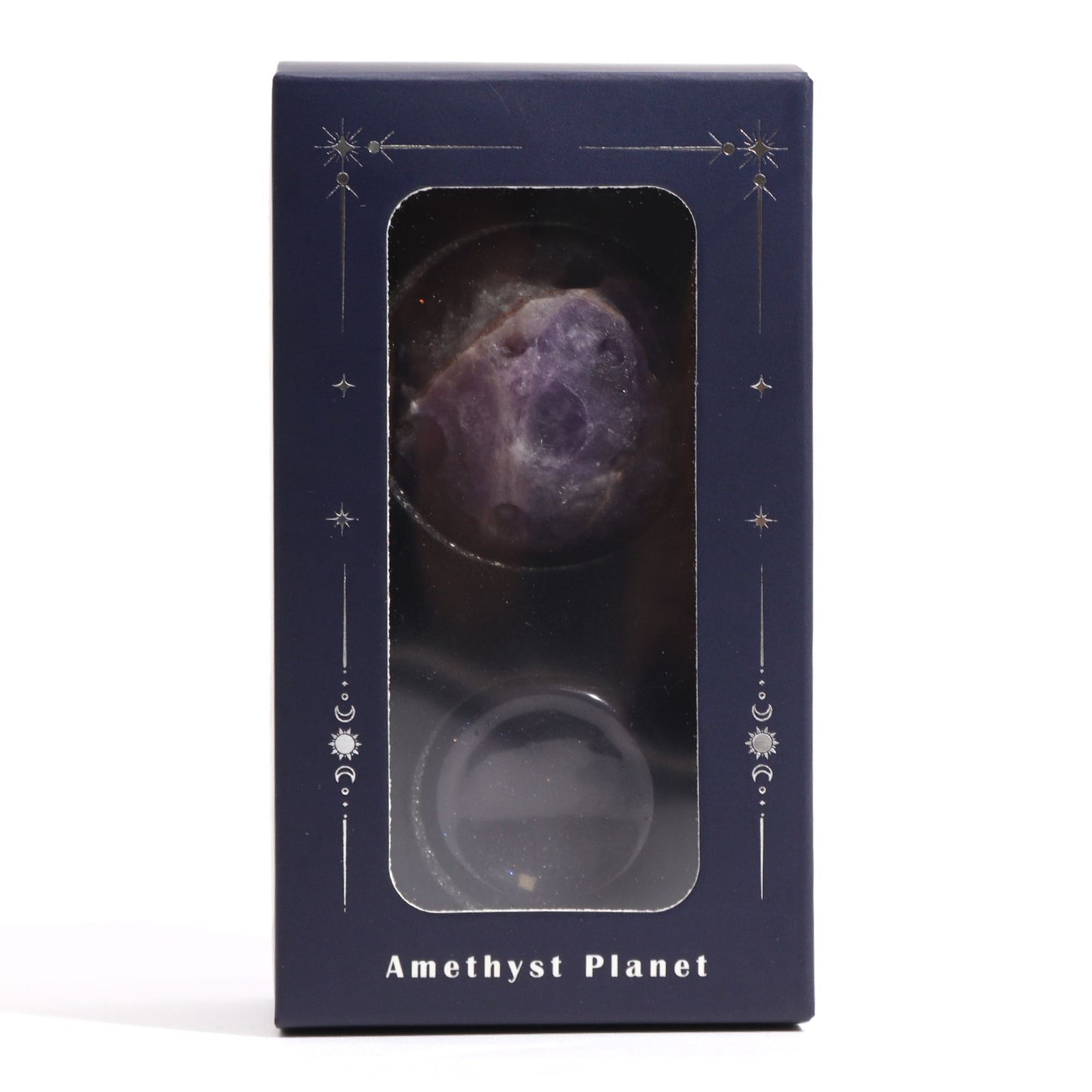 Ametiszt bolygó Sola Goldstone állványon – 40 mm (30 × 15 mm állvány)