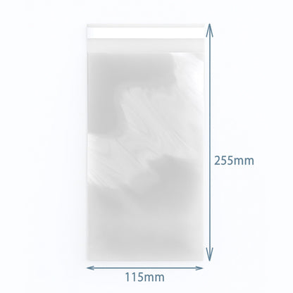 Polipropilén zacskók 255 × 115 mm visszazárható (500 db)