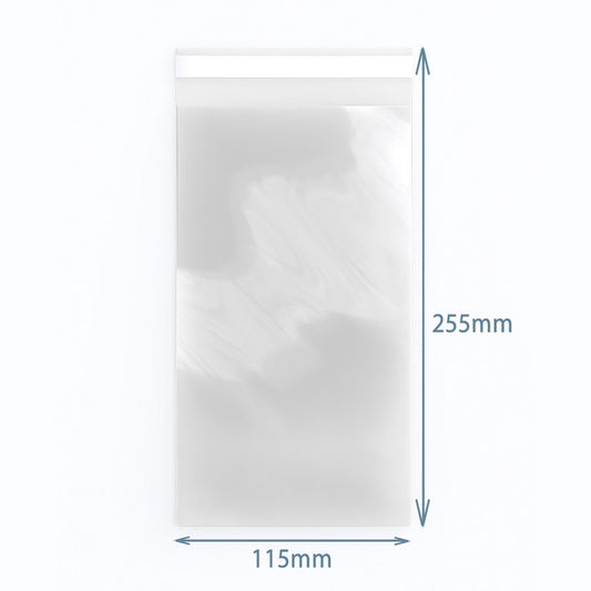 Polipropilén zacskók 255 × 115 mm visszazárható (500 db)