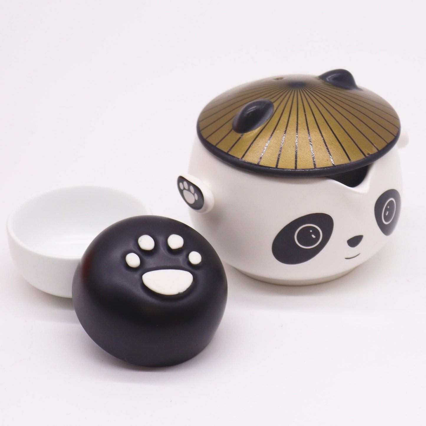 Panda Utazó teáskészlet – Mini teáskanna és két csésze