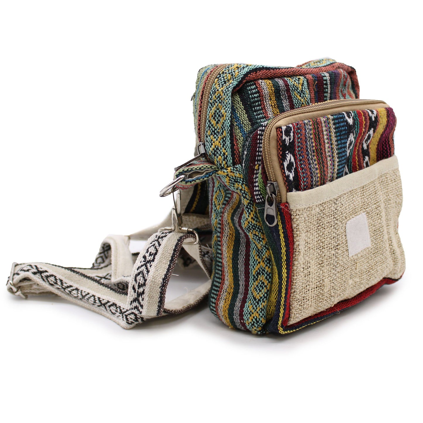 Crossbody táska – Kender/Pamut – Jhari Stílus