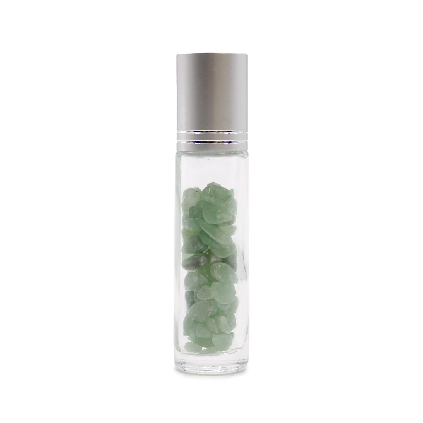 Roll-on üvegcse 5 ml – Aventurin, ezüst színű kupak