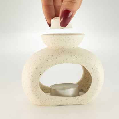 Zen aromalámpa – Ovális – Krémszínű