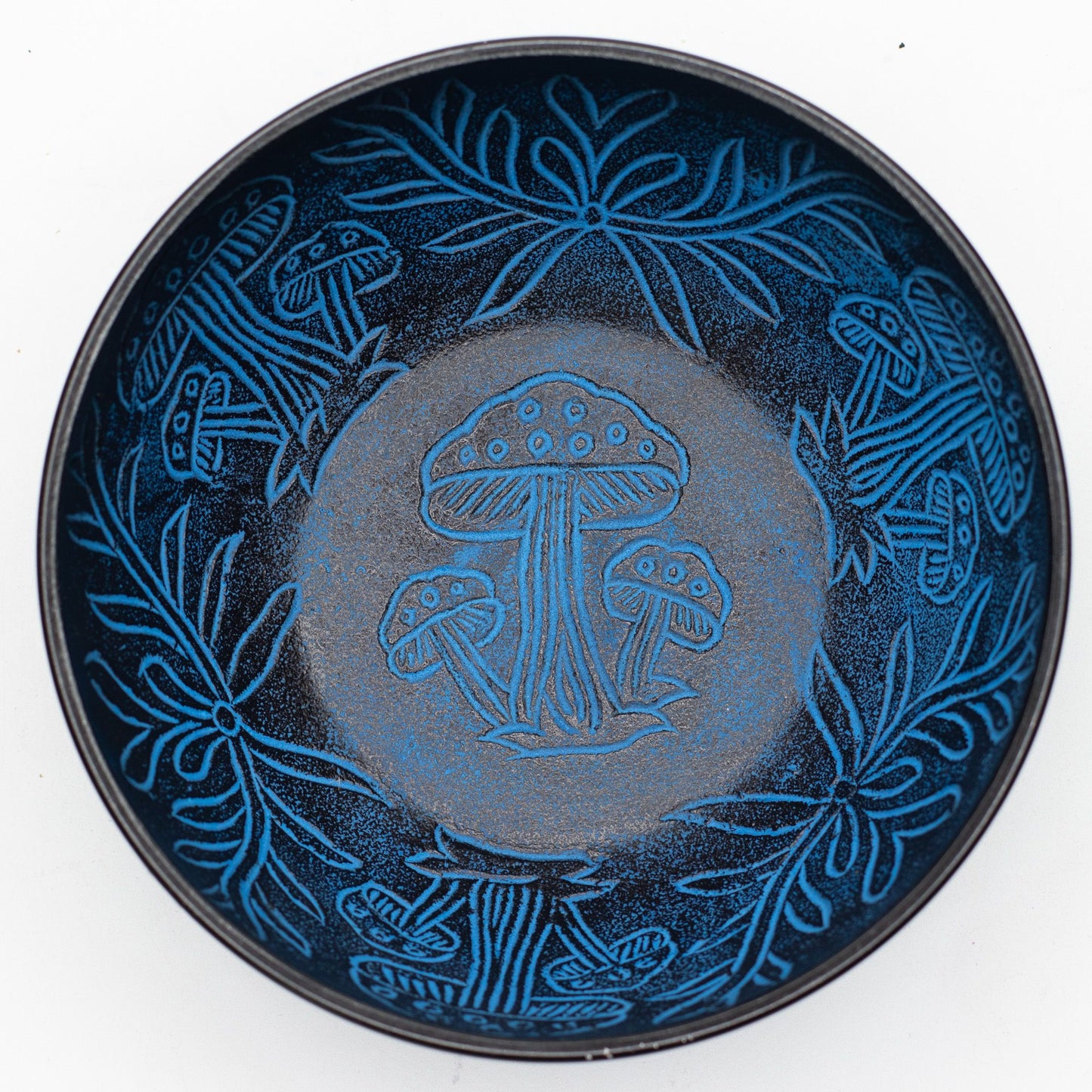 Alumínium hangtál – Gomba – Kék (20 cm)