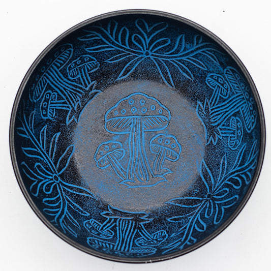 Alumínium hangtál – Gomba – Kék (20 cm)
