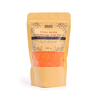Aromaterápiás fürdőelixír kraft tasakban 350 g – Total Detox