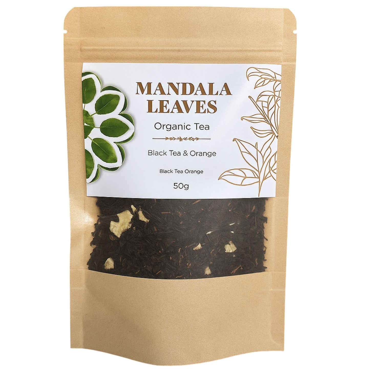 Bio fekete tea – narancs, 50 g