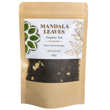 Bio fekete tea – narancs, 50 g
