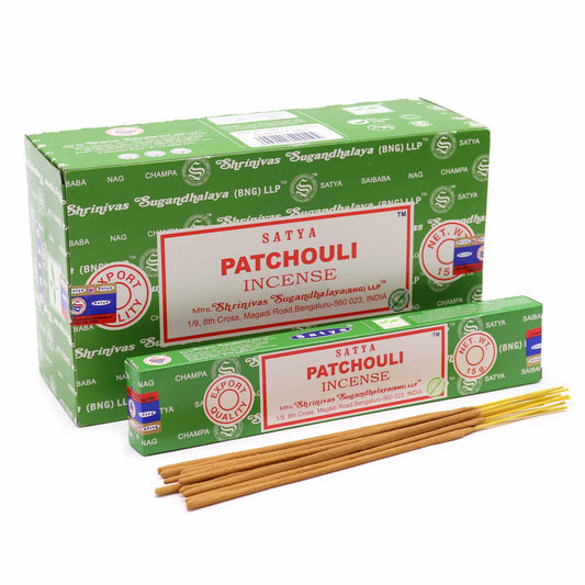 Satya füstölőpálcika 15 g – Pacsuli