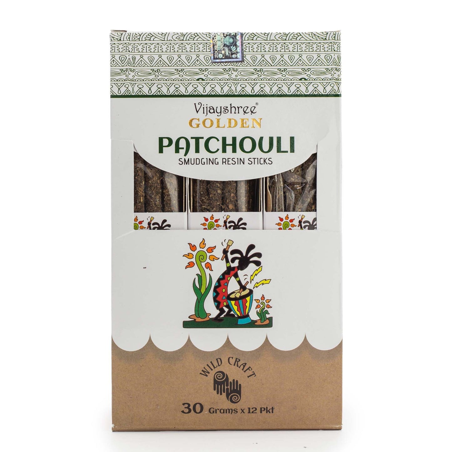 30 g Golden pacsuli gyanta füstölő (6 db)
