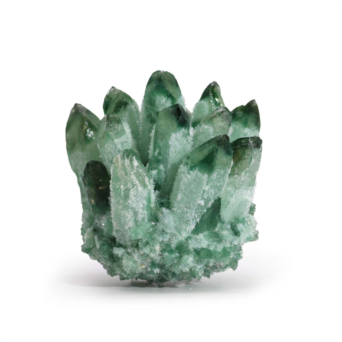Kvarcfürt – zöld (kb. 250–300 g, 8 cm)