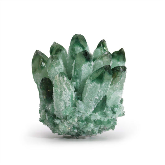 Kvarcfürt – zöld (kb. 250–300 g, 8 cm)