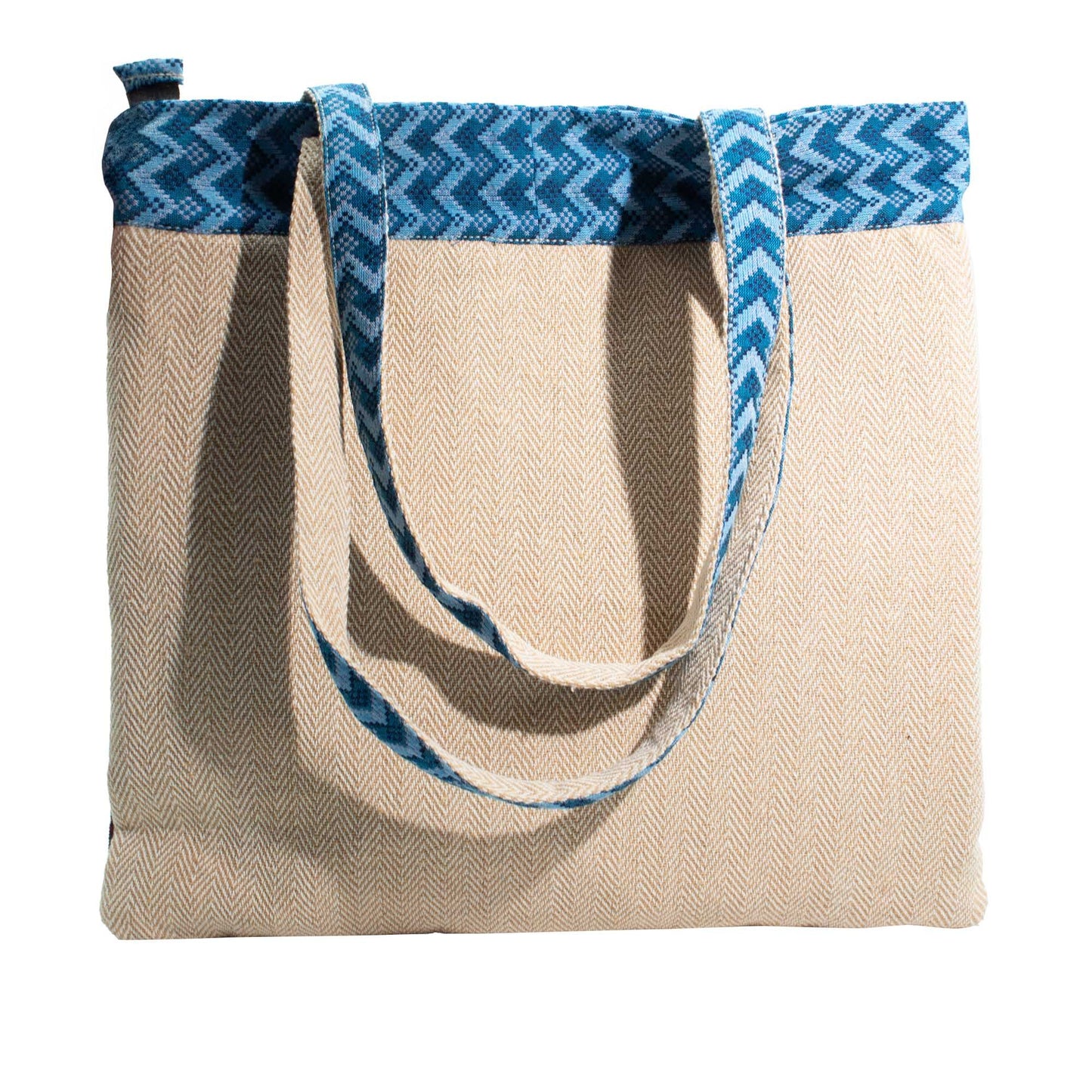Patchwork Kathmandu válltáska – Dhaka Design (37 × 38 cm)